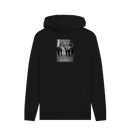 Black Printed Hoody Front