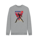 Light Heather Printed Sweater Front