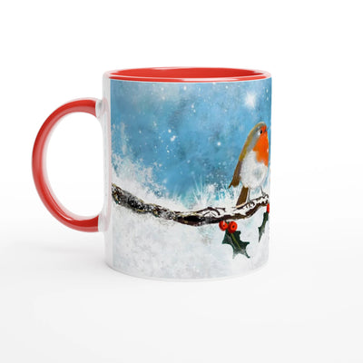 Robin Friends scene mug