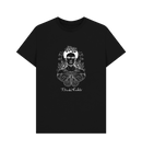 Black Printed T-shirt Front