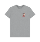 Athletic Grey Printed T-shirt Front