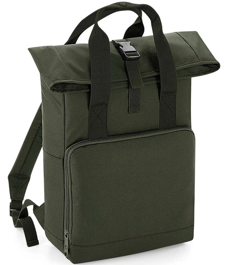 Recycled Twin Handle Roll-Top Backpack