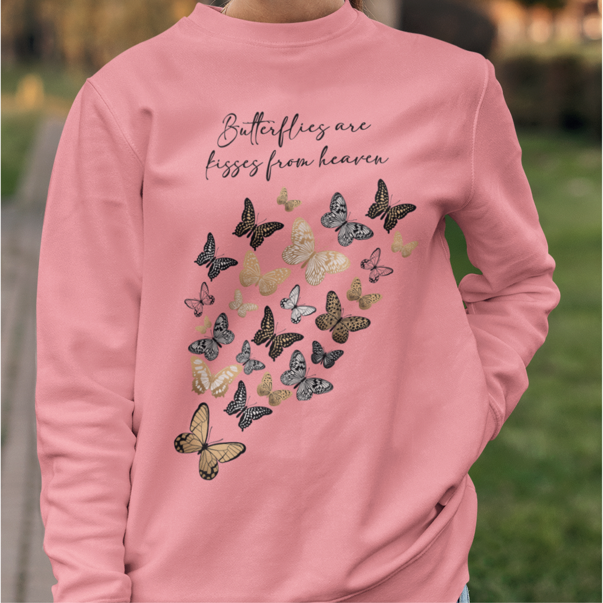 Butterfly Kisses From Heaven Sweatshirt