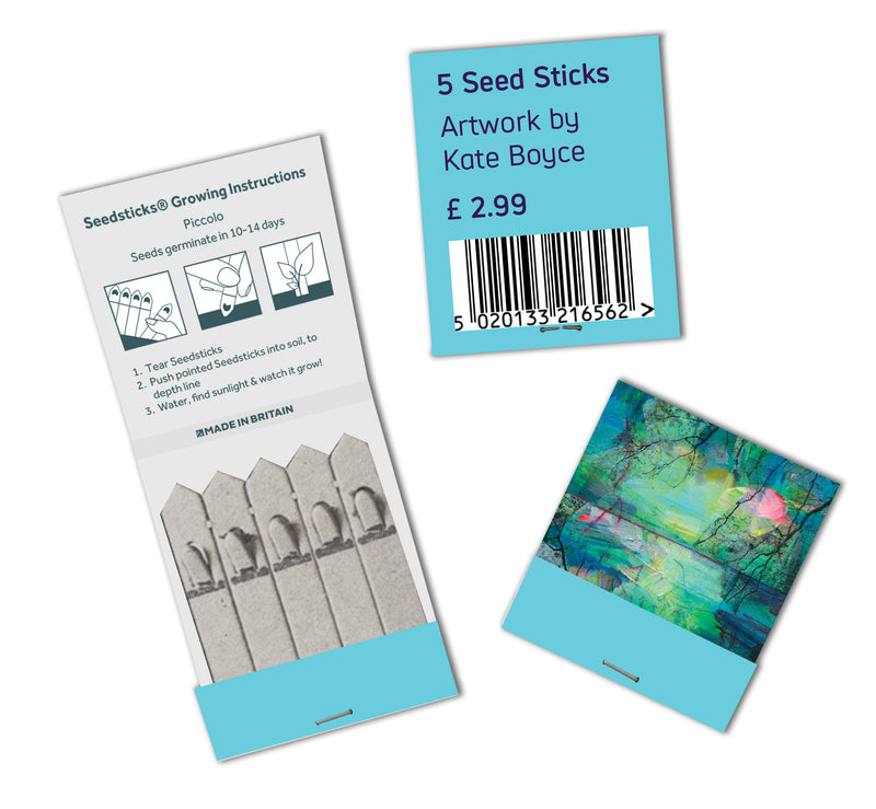 Ephemeral Matchbook Seed Sticks