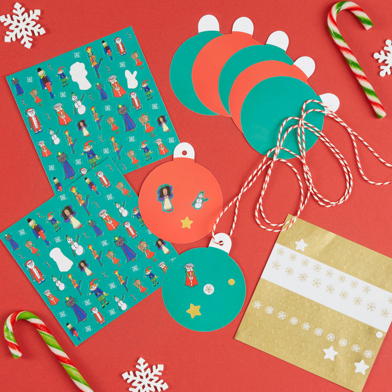 Festive Friends Make Your Own Christmas Baubles Kit