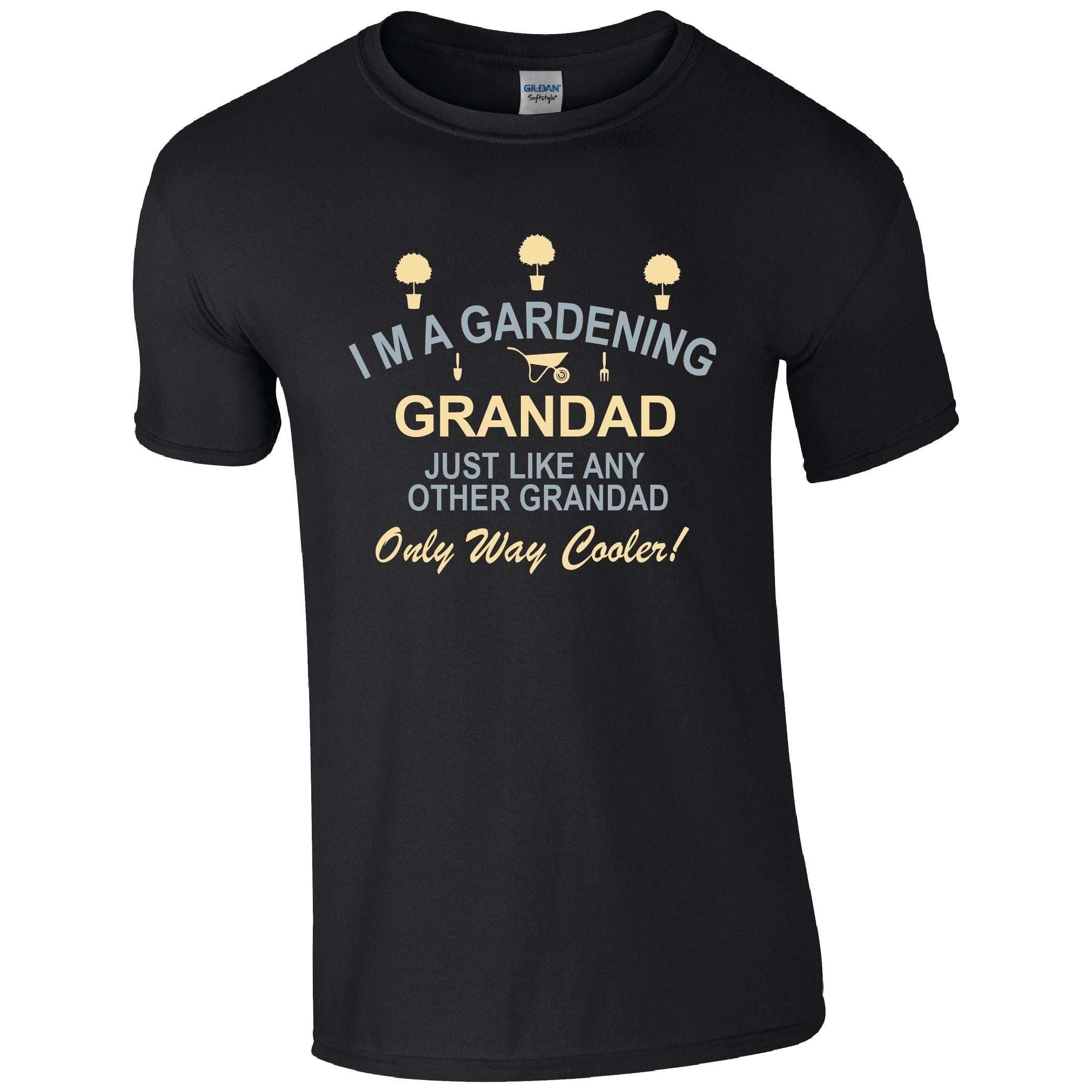 Gardening Grandad T-Shirt Black