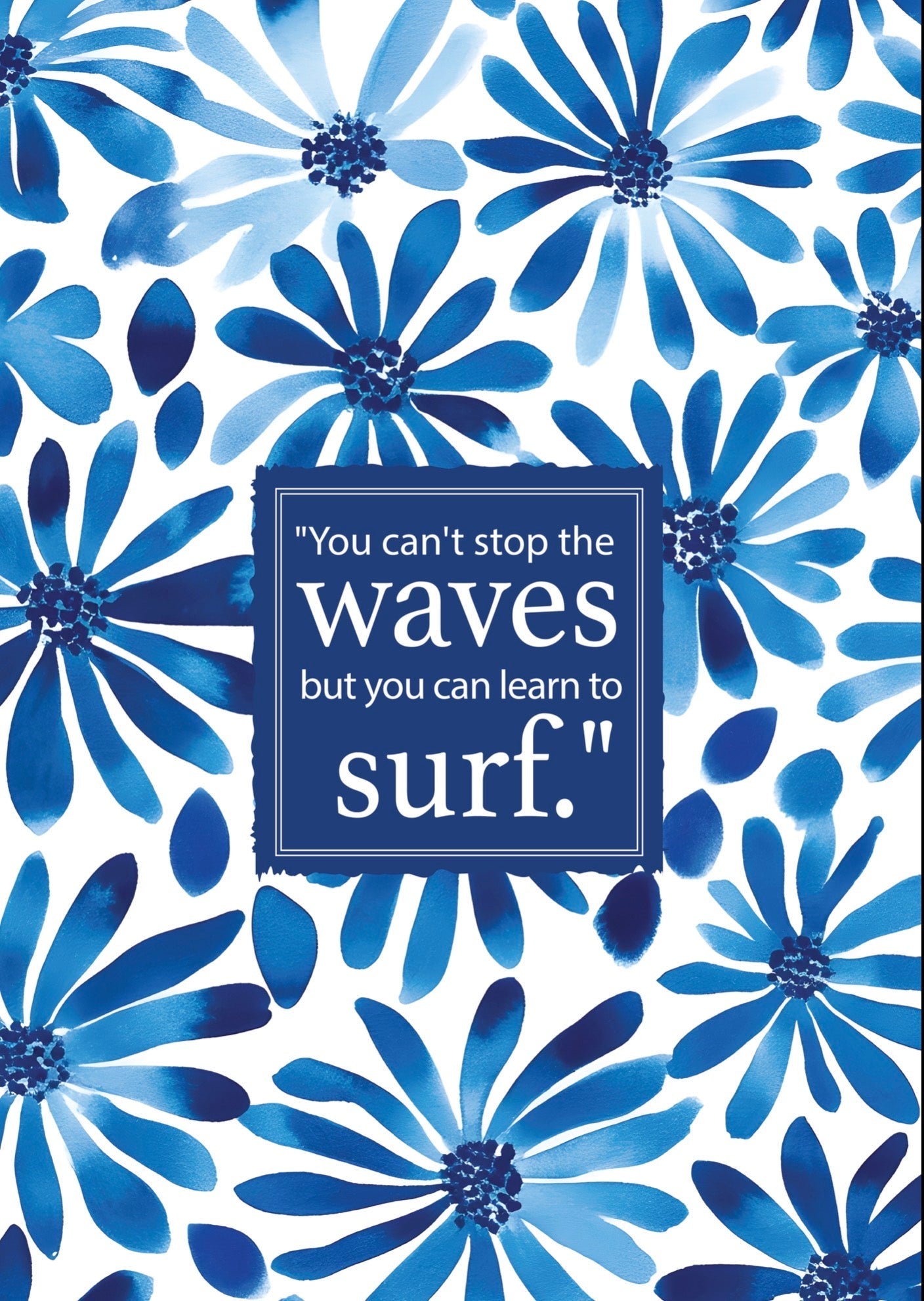 You Can’t Stop The Waves Tea towel