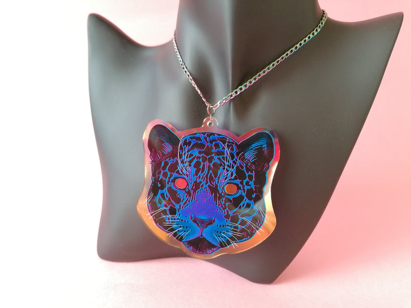 Jaguar/Panther Double Sided Necklace by Abi Stevens