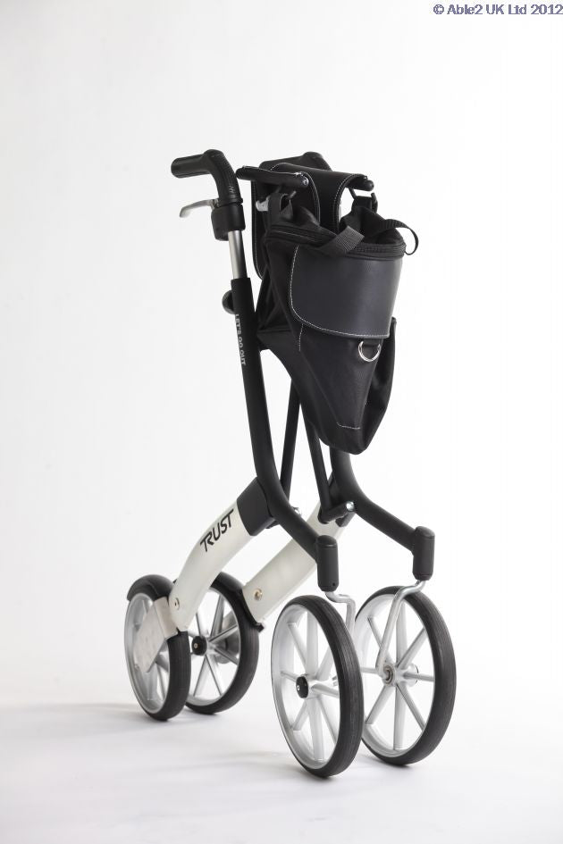 Lets Go Out Rollator - Black and Silver