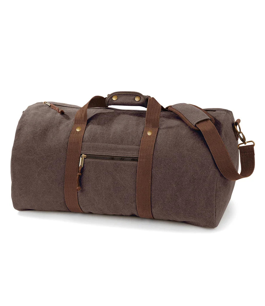 Vintage Canvas Holdall