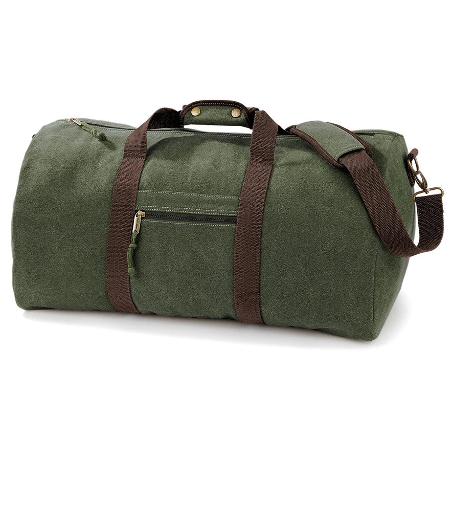 Vintage Canvas Holdall