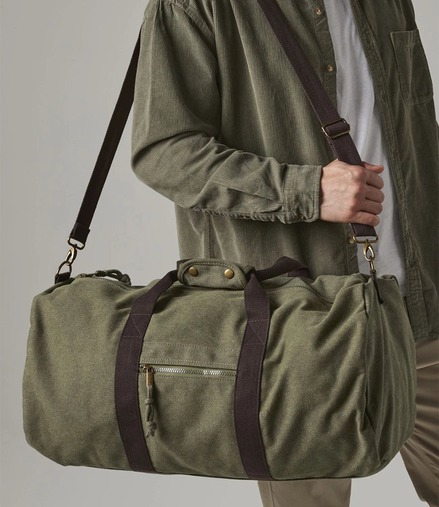 Vintage Canvas Holdall