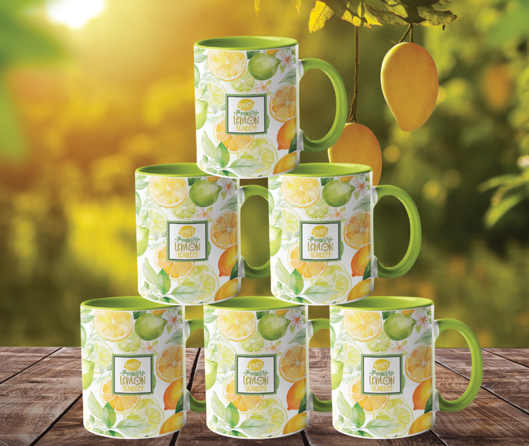 Easy Peasy Lemon Squeezy Ceramic Mug