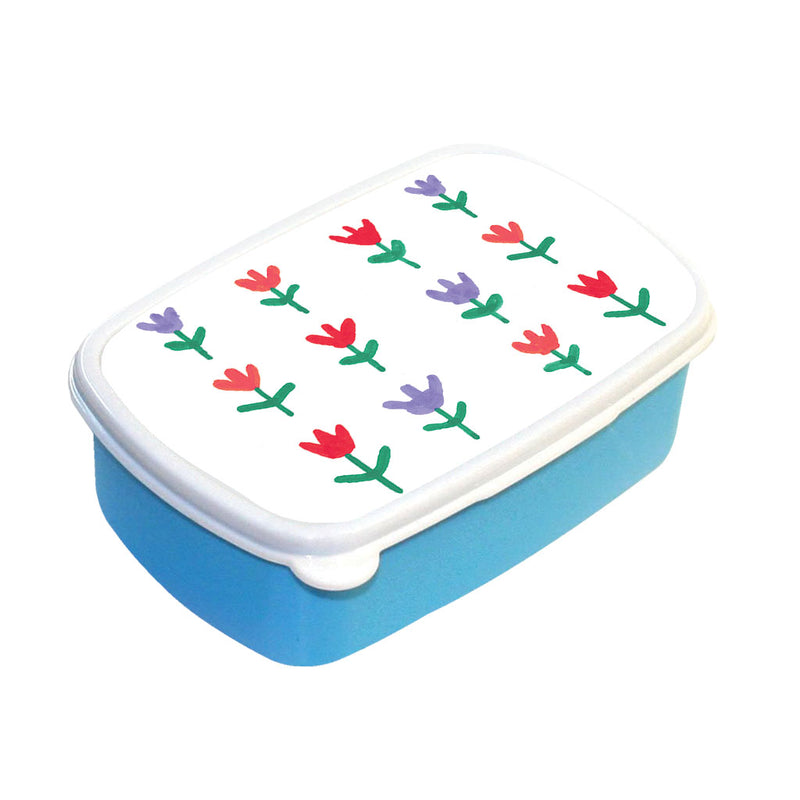 Spring Tulips by Sophia Gordon Lunch Box Blue