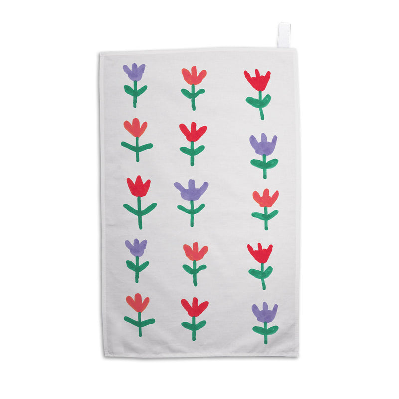 Spring Tulips by Sophia Gordon Tea Towel
