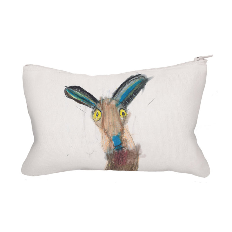 Hare by Johnny Carroll-Pell Fabric Pencil Case