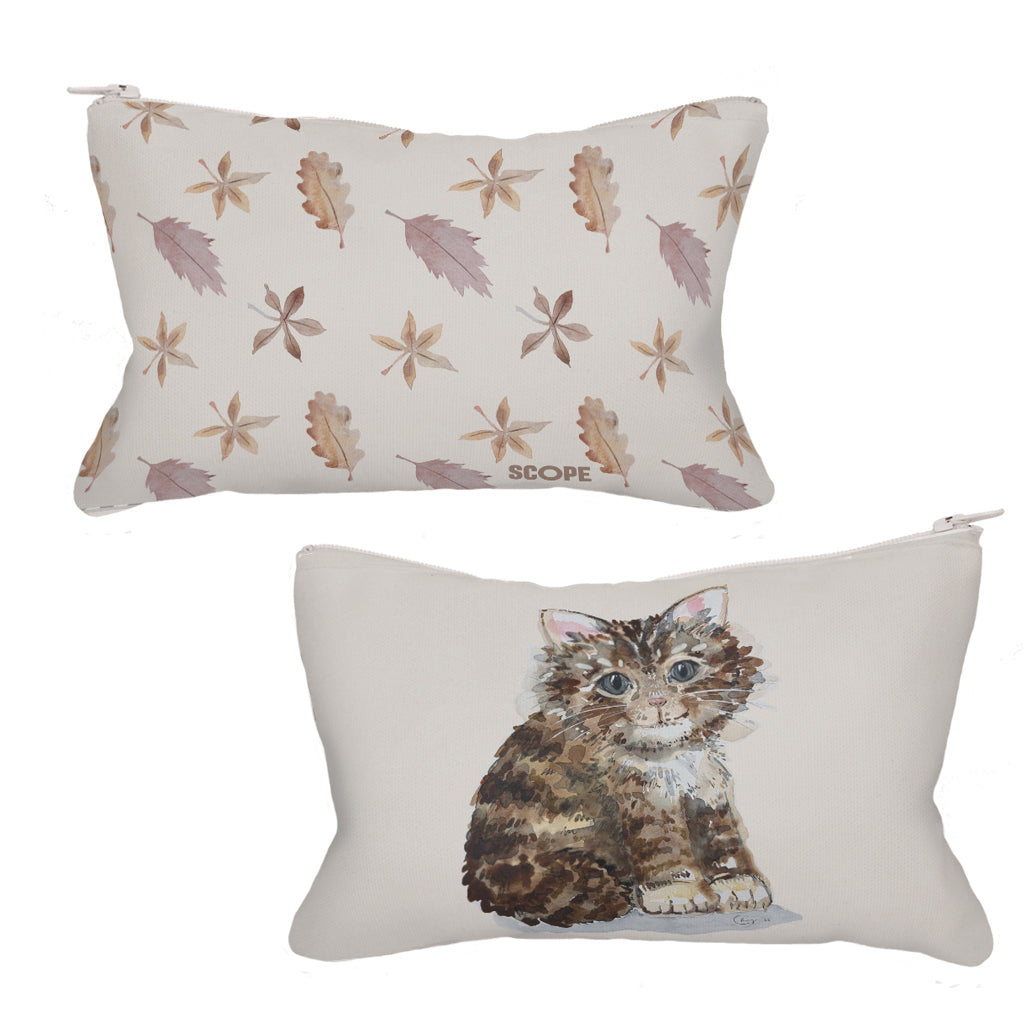 Furry Friends  by Badibidu  | Charity Cat Fabric Pencil Case