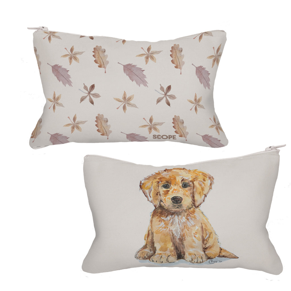 Furry Friends  by Badibidu  | Charity Dog Fabric Pencil Case