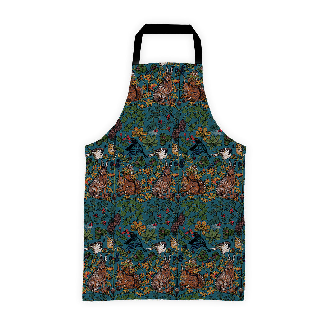 Enchanted Woodland  by Abi Stevens  | Charity Woodland Animals Apron | Adult Unisex