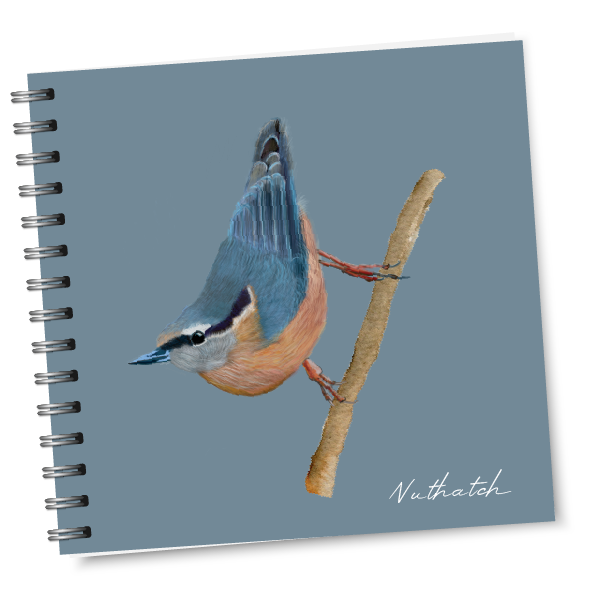 Sammy's Nuthatch Square Notebook