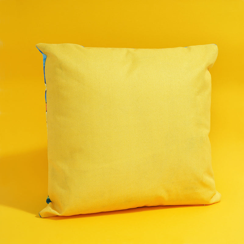 Sunflower Fields Cushion by Viktor Bevanda