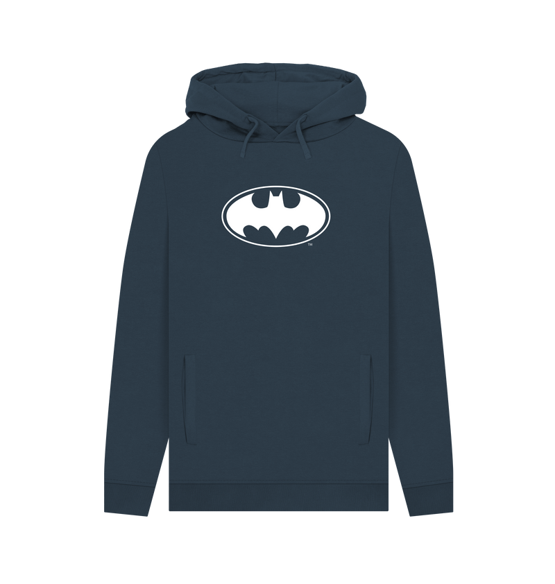 Navy Printed Hoody Front