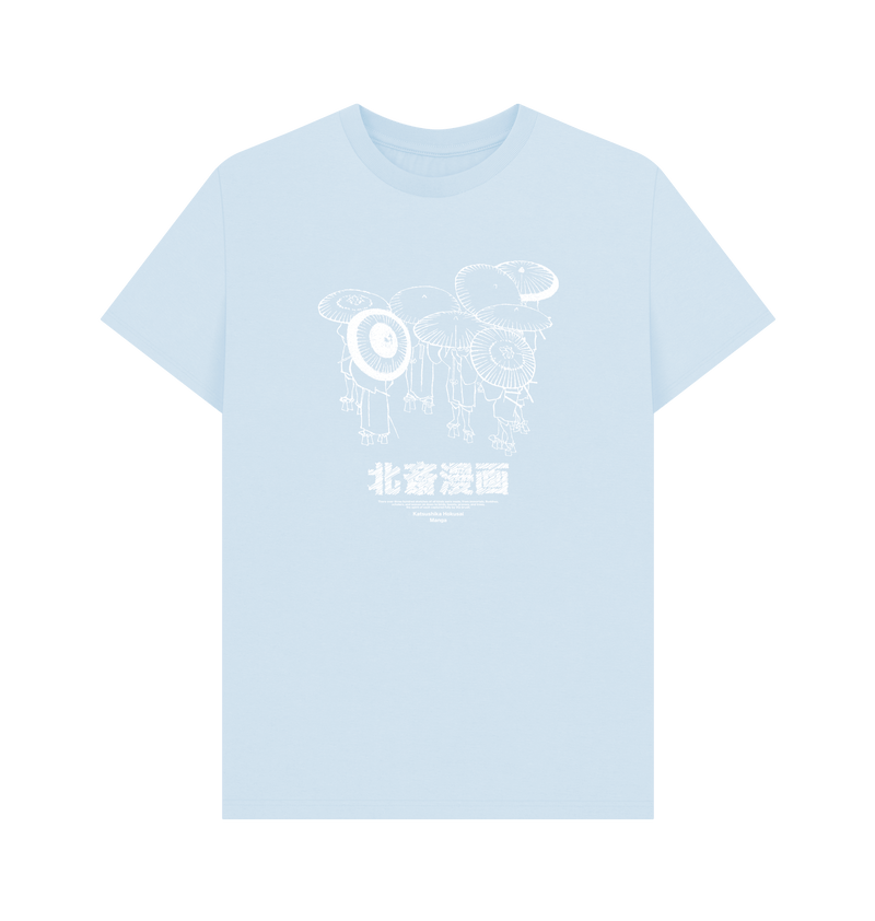 Sky Blue Printed T-shirt Front