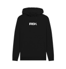 Black Printed Hoody Front