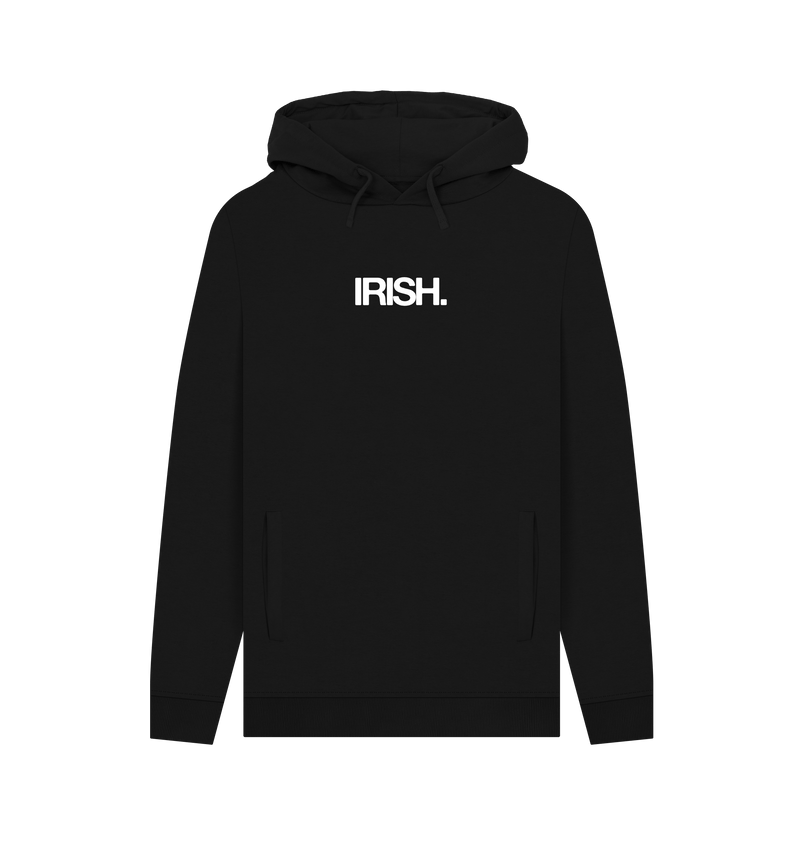 Black Printed Hoody Front