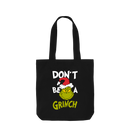 Black Printed Bag Front