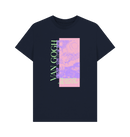 Navy Blue Printed T-shirt Front