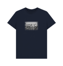 Navy Blue Printed T-shirt Front