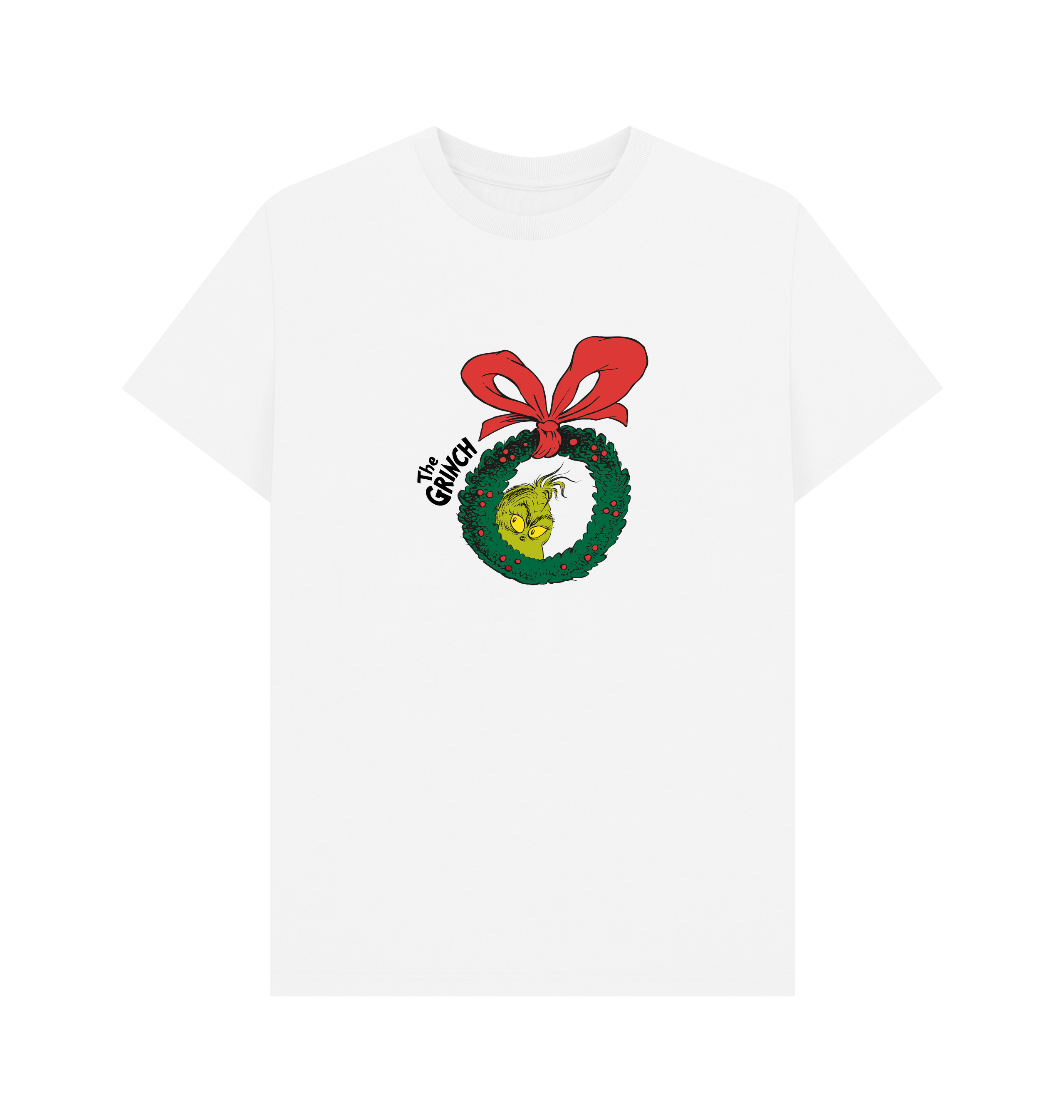 White Printed T-shirt Front