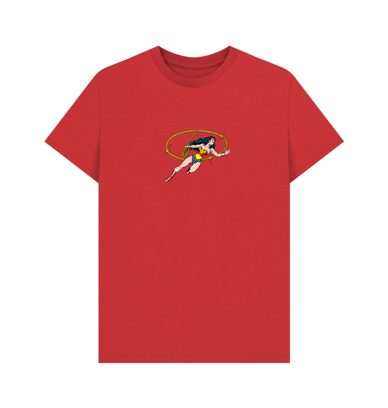 Red Printed T-shirt Front