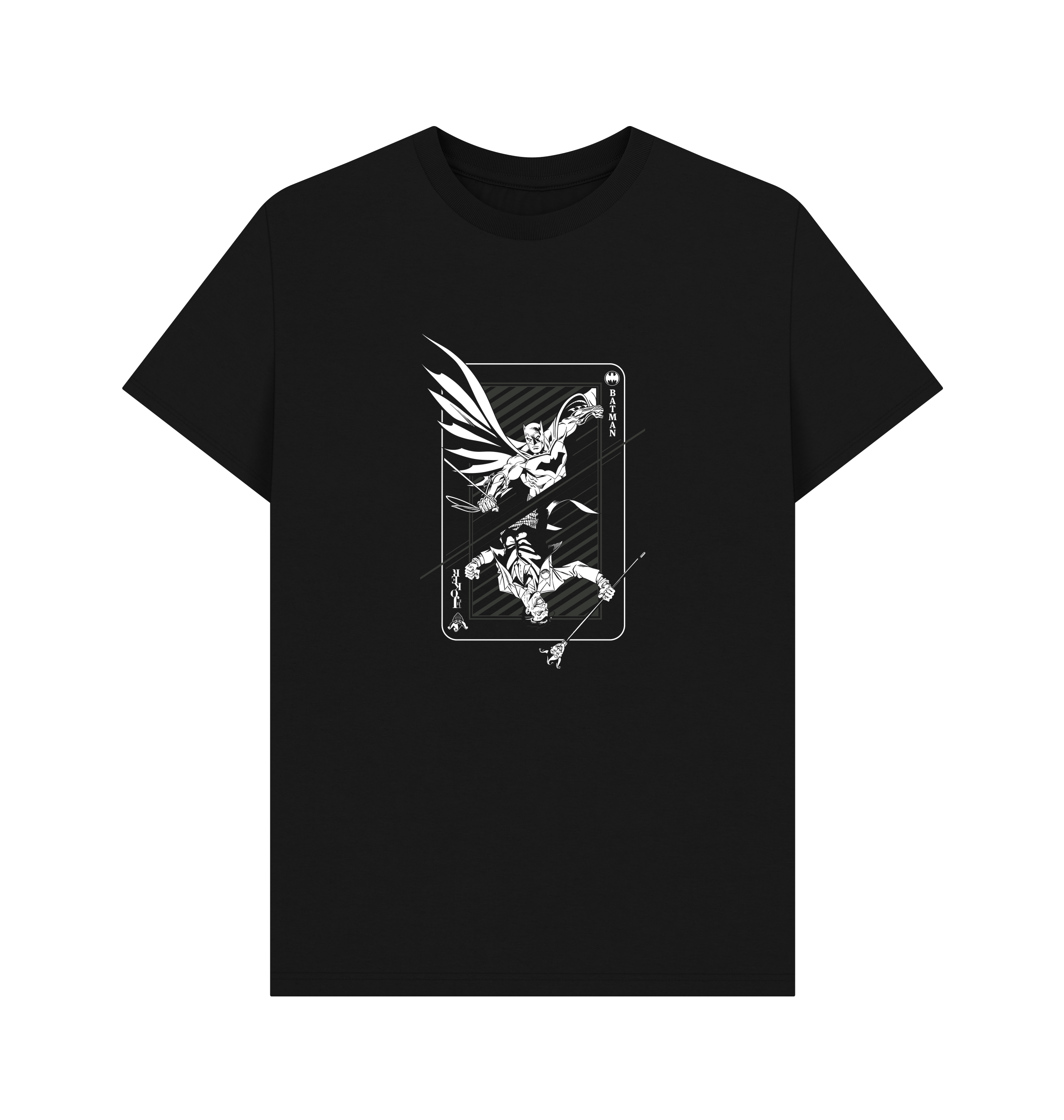 Black Printed T-shirt Front