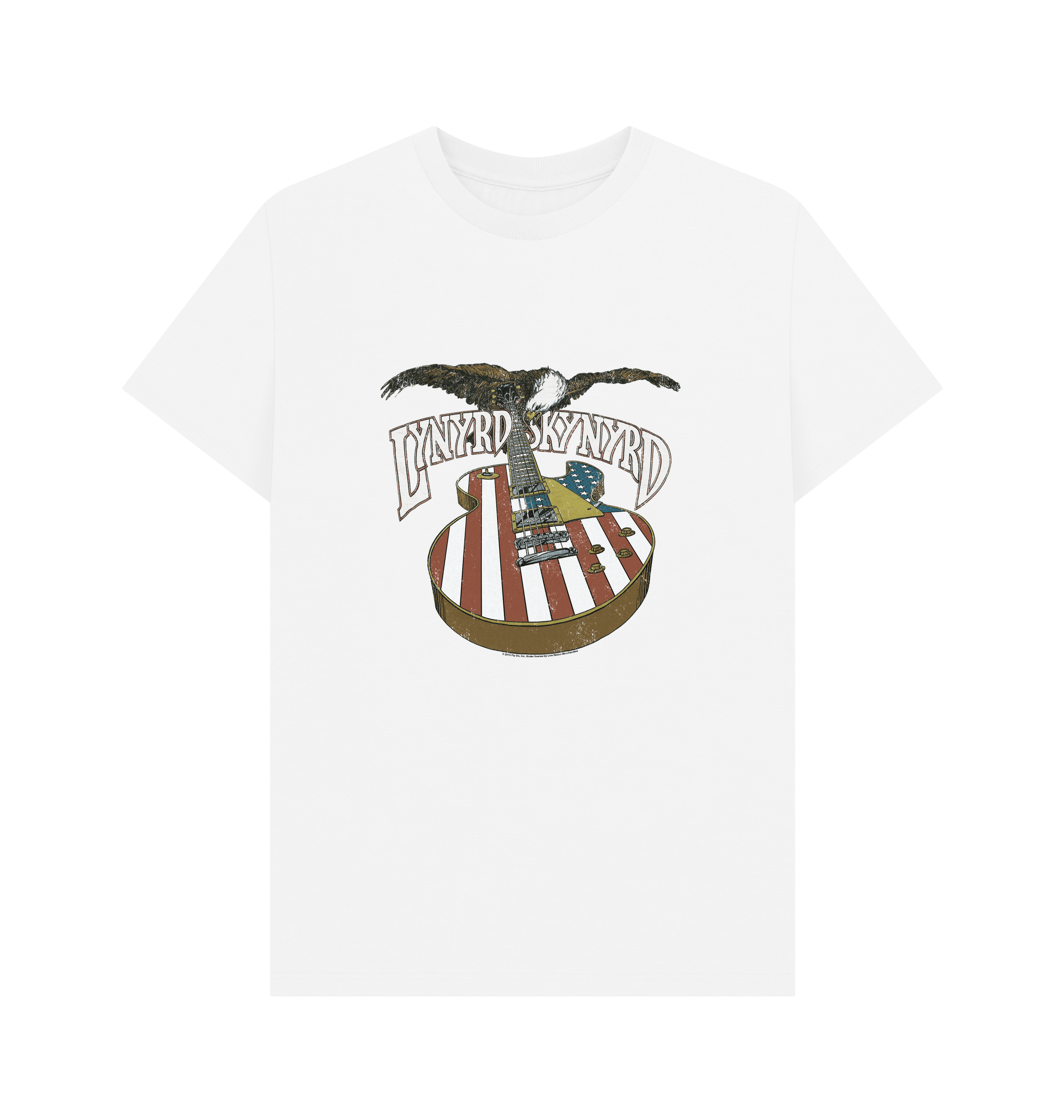 White Printed T-shirt Front