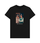 Black Printed T-shirt Front