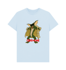 Sky Blue Printed T-shirt Front