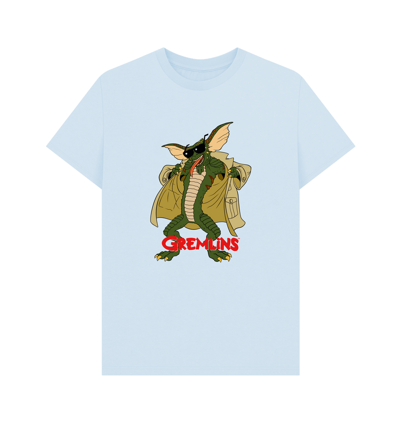 Sky Blue Printed T-shirt Front