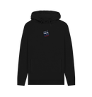 Black Printed Hoody Front
