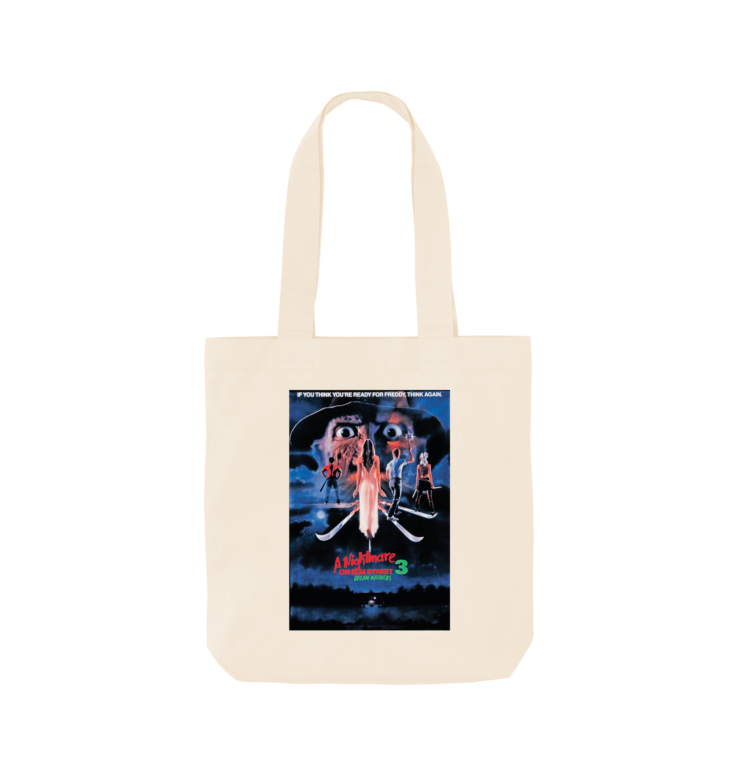 Natural Printed Bag Front