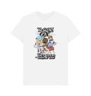 White Printed T-shirt Front