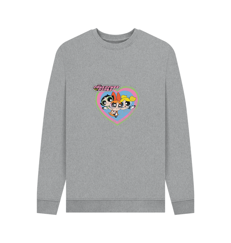 Light Heather Printed Sweater Front
