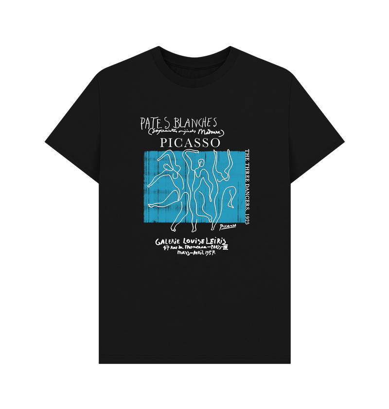 Black Printed T-shirt Front