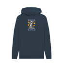 Navy Printed Hoody Front