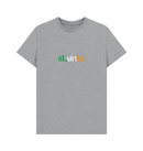 Athletic Grey Printed T-shirt Front