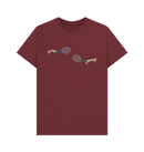 Red Wine Printed T-shirt Front