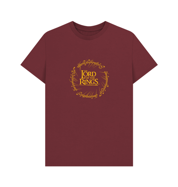 Red Wine Printed T-shirt Front