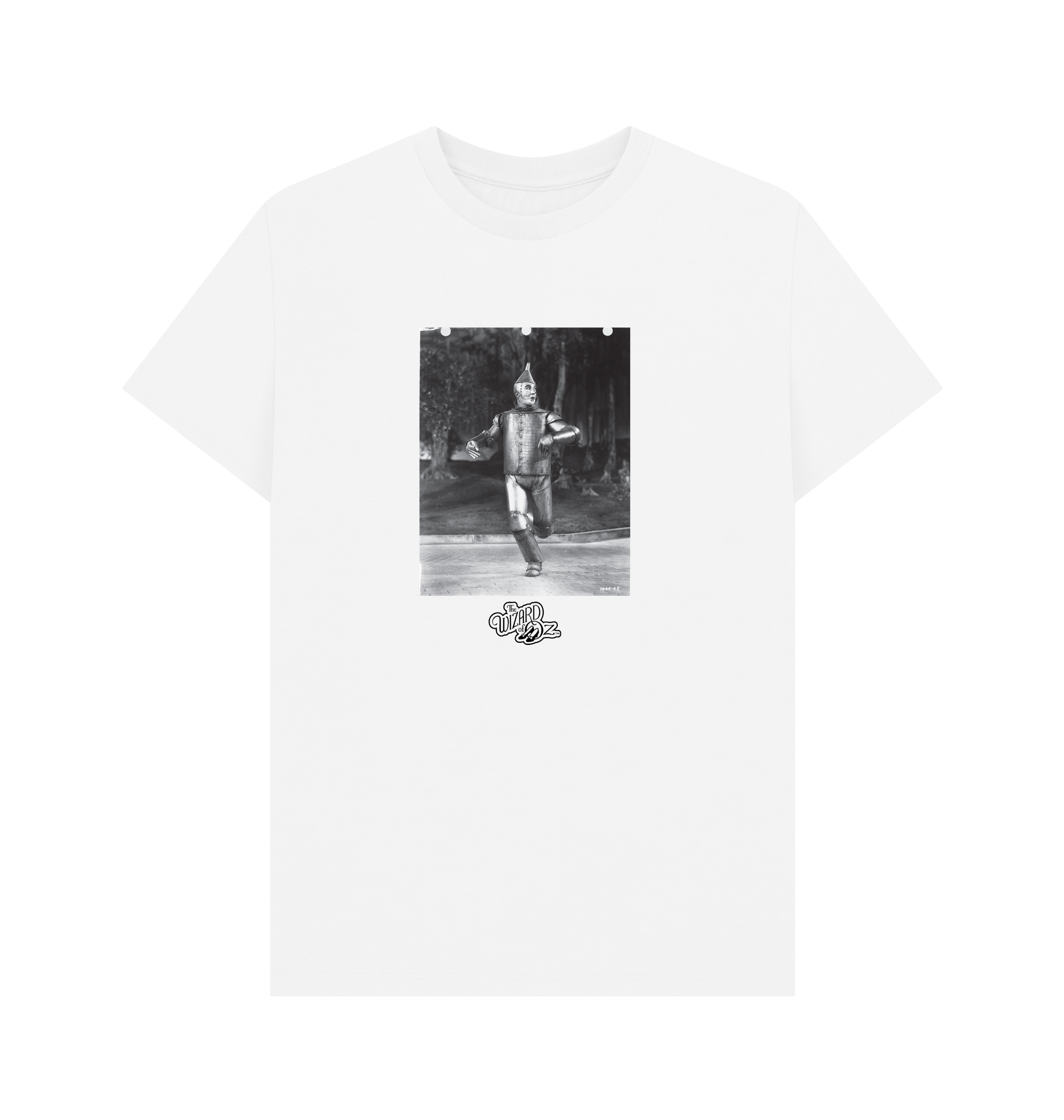 White Printed T-shirt Front