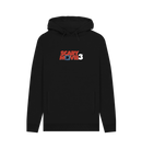 Black Printed Hoody Front